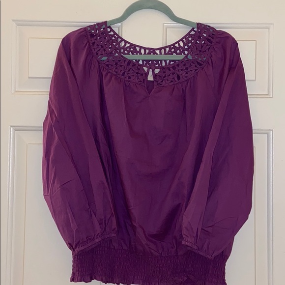 Charter Club Tops - ✨Reduced NWOT CHARTER CLUB blouse or top - Plus Sued